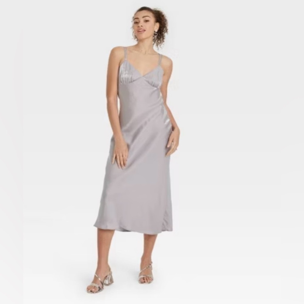 Iridescent Maxi Slip Dress -Wild Fable